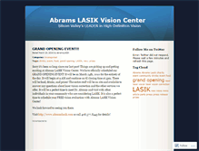 Tablet Screenshot of abramslasik.wordpress.com