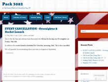 Tablet Screenshot of pack3082.wordpress.com