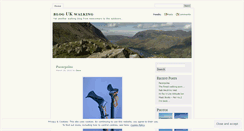 Desktop Screenshot of blogukwalking.wordpress.com