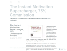 Tablet Screenshot of blogtheinstantmotivation.wordpress.com