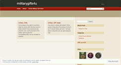 Desktop Screenshot of militarygifts4u.wordpress.com