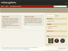 Tablet Screenshot of militarygifts4u.wordpress.com