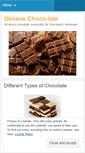 Mobile Screenshot of obsesschocolate.wordpress.com