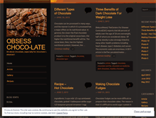 Tablet Screenshot of obsesschocolate.wordpress.com