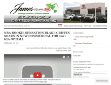 Tablet Screenshot of jamesautogroup.wordpress.com