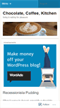 Mobile Screenshot of chocolatecoffeekitchen.wordpress.com