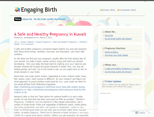 Tablet Screenshot of engagingbirth.wordpress.com