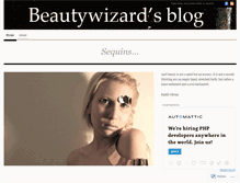 Tablet Screenshot of beautywizard.wordpress.com