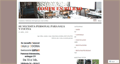 Desktop Screenshot of comerenbilbao.wordpress.com