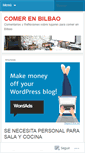Mobile Screenshot of comerenbilbao.wordpress.com
