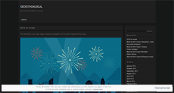 Desktop Screenshot of geeksthemusical.wordpress.com