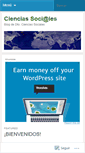 Mobile Screenshot of csociales.wordpress.com