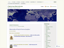 Tablet Screenshot of csociales.wordpress.com