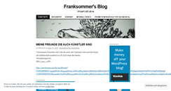 Desktop Screenshot of franksommer.wordpress.com