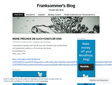 Tablet Screenshot of franksommer.wordpress.com