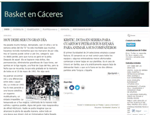 Tablet Screenshot of basketcaceres.wordpress.com