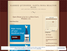 Tablet Screenshot of kammiequinones.wordpress.com