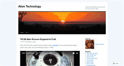 Desktop Screenshot of alientechnology.wordpress.com