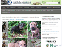 Tablet Screenshot of concienciaanimalmdq.wordpress.com