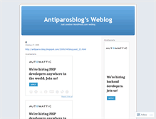 Tablet Screenshot of antiparosblog.wordpress.com