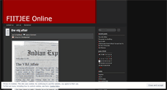 Desktop Screenshot of fiitjee.wordpress.com