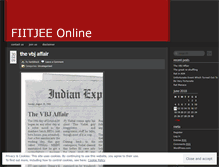 Tablet Screenshot of fiitjee.wordpress.com