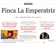 Tablet Screenshot of fincalaemperatriz.wordpress.com