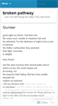 Mobile Screenshot of brokenpathway.wordpress.com