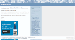 Desktop Screenshot of forexquant.wordpress.com