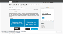 Desktop Screenshot of directseats.wordpress.com