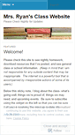 Mobile Screenshot of mrsryansclass.wordpress.com