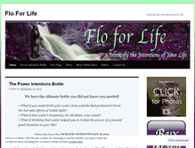 Tablet Screenshot of floforlife.wordpress.com