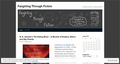 Desktop Screenshot of fangirlingthroughfiction.wordpress.com