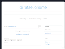 Tablet Screenshot of djoriente.wordpress.com