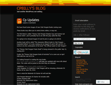 Tablet Screenshot of cpbilly.wordpress.com