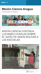 Mobile Screenshot of misioncienciaaragua1.wordpress.com