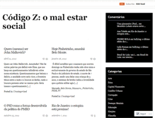 Tablet Screenshot of codigoz.wordpress.com