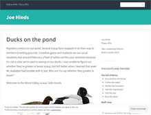 Tablet Screenshot of joemhinds3.wordpress.com