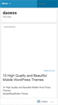 Mobile Screenshot of daoess.wordpress.com