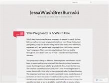 Tablet Screenshot of jessabrez.wordpress.com