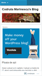 Mobile Screenshot of codrutamarinescu.wordpress.com