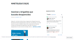 Desktop Screenshot of ninetologa.wordpress.com