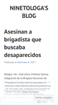 Mobile Screenshot of ninetologa.wordpress.com