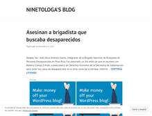 Tablet Screenshot of ninetologa.wordpress.com