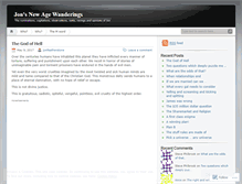 Tablet Screenshot of jonfeatherstone.wordpress.com