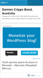Mobile Screenshot of damiencrippsband.wordpress.com