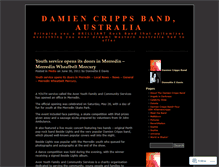 Tablet Screenshot of damiencrippsband.wordpress.com