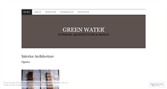 Desktop Screenshot of greenwaterinteriors.wordpress.com