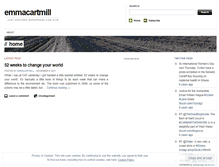 Tablet Screenshot of emmacartmill.wordpress.com