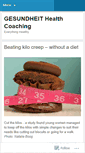 Mobile Screenshot of gesundheit1.wordpress.com
